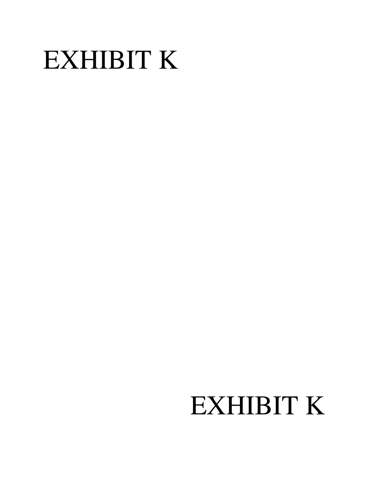 First page preview of Exhibit K - Threat Email